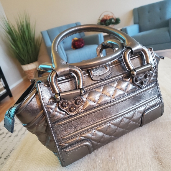 Burberry Quilted Leather Montgomery Satchel Bag - Picture 5 of 12